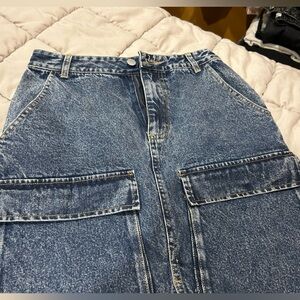 Emory Park Blue Denim Skirt